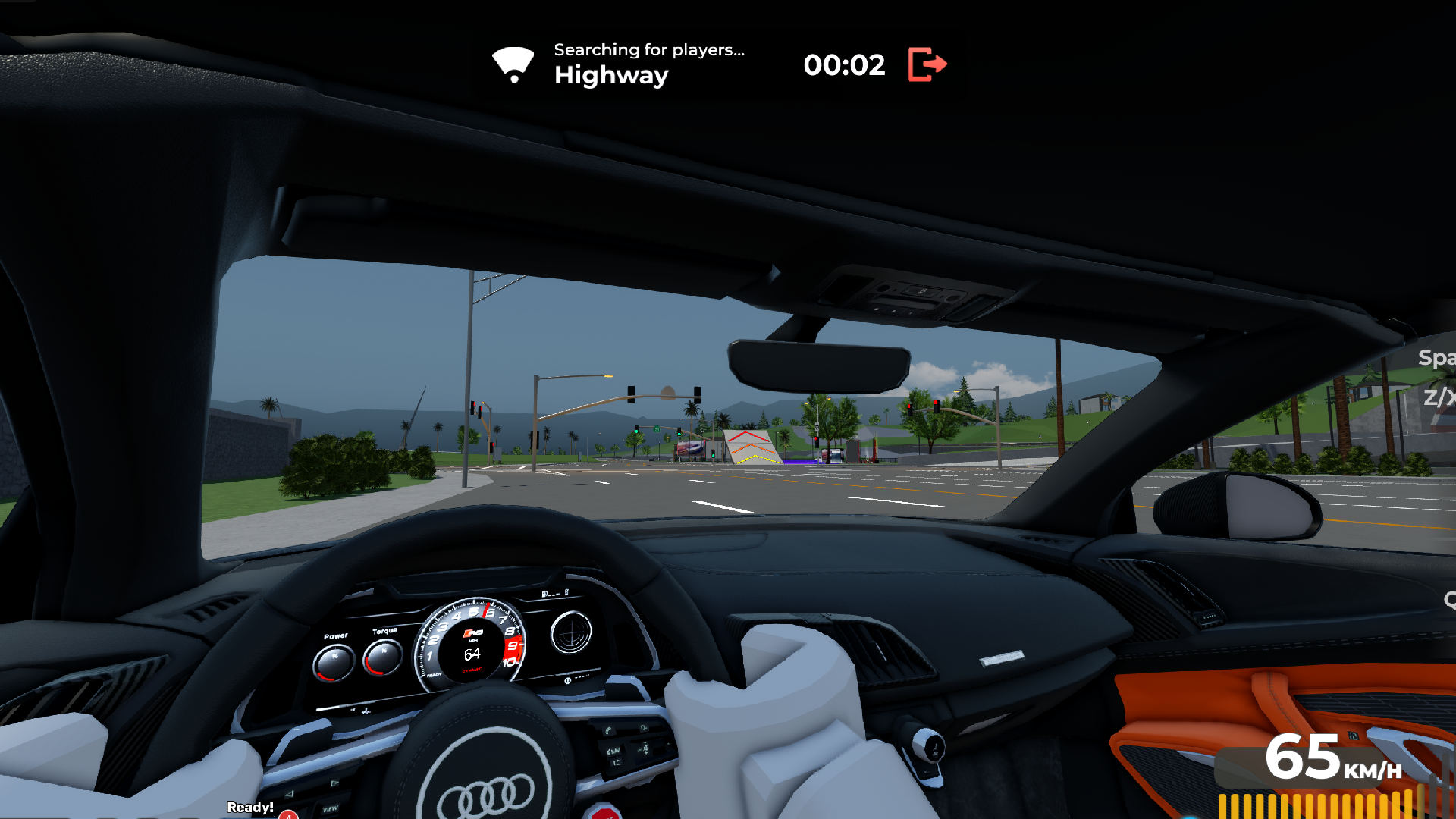 Global Matchmaking Search Screen in Driving Empire (Image via Roblox Corporation)