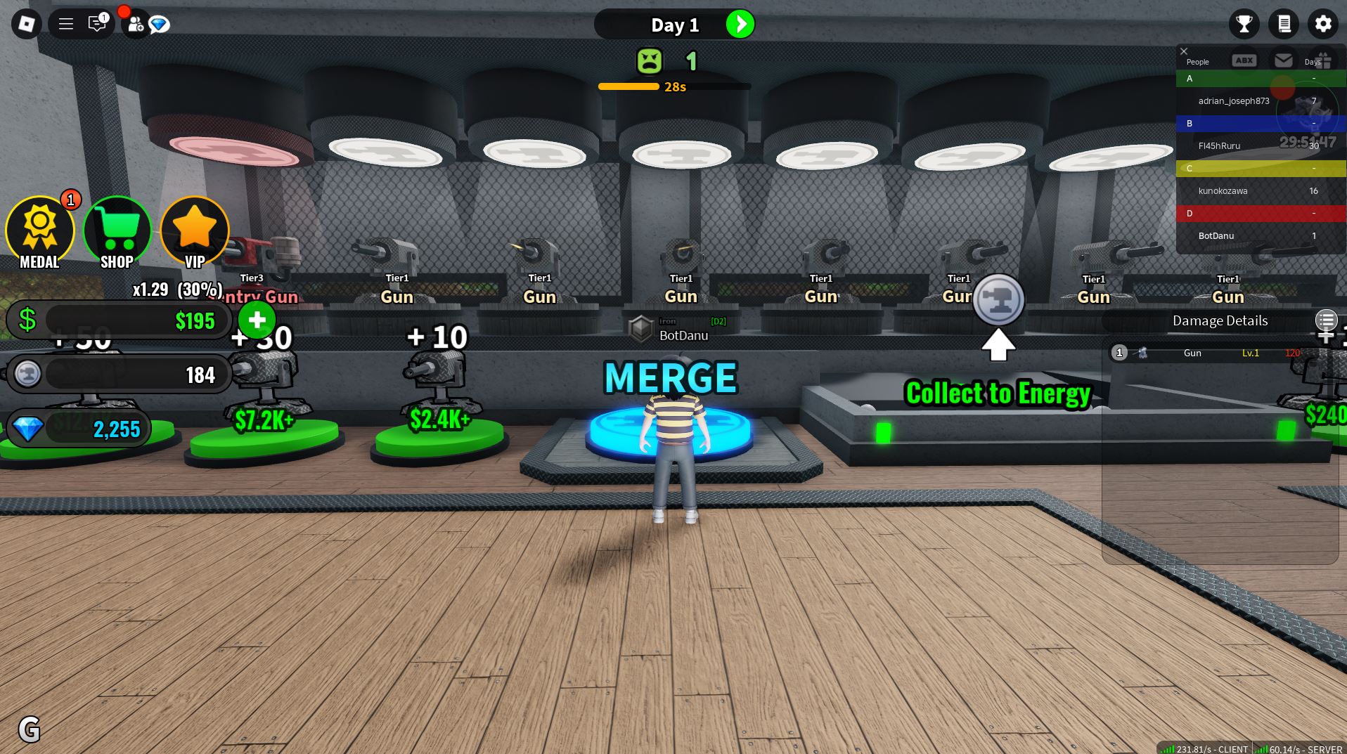 Merging the turrets (Image via Roblox)