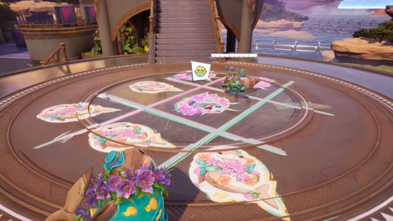 Play Tic-Tac-Toe using sprays in Marvel Rivals (Image via NetEase Games)