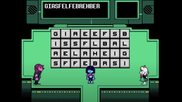You need to jump on the respective tile for the answer (Image via Toby Fox)