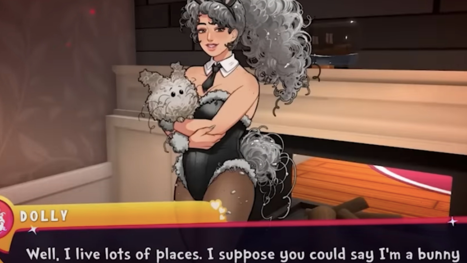 You can find Dolly near Koa's sofa (Image via Team 17)