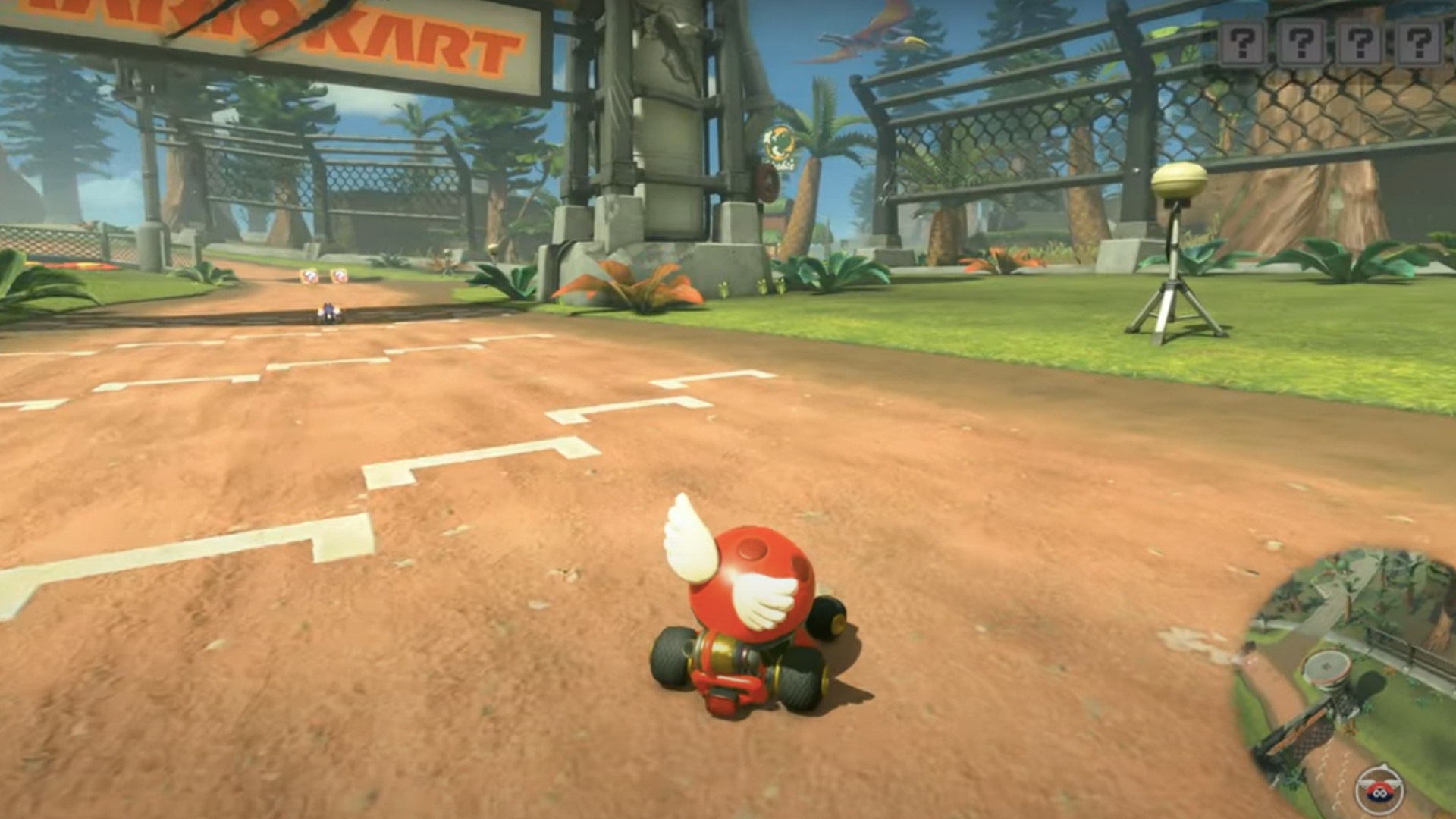 Dino Dino Jungle Track in Mario Kart World (Image via Nintendo)