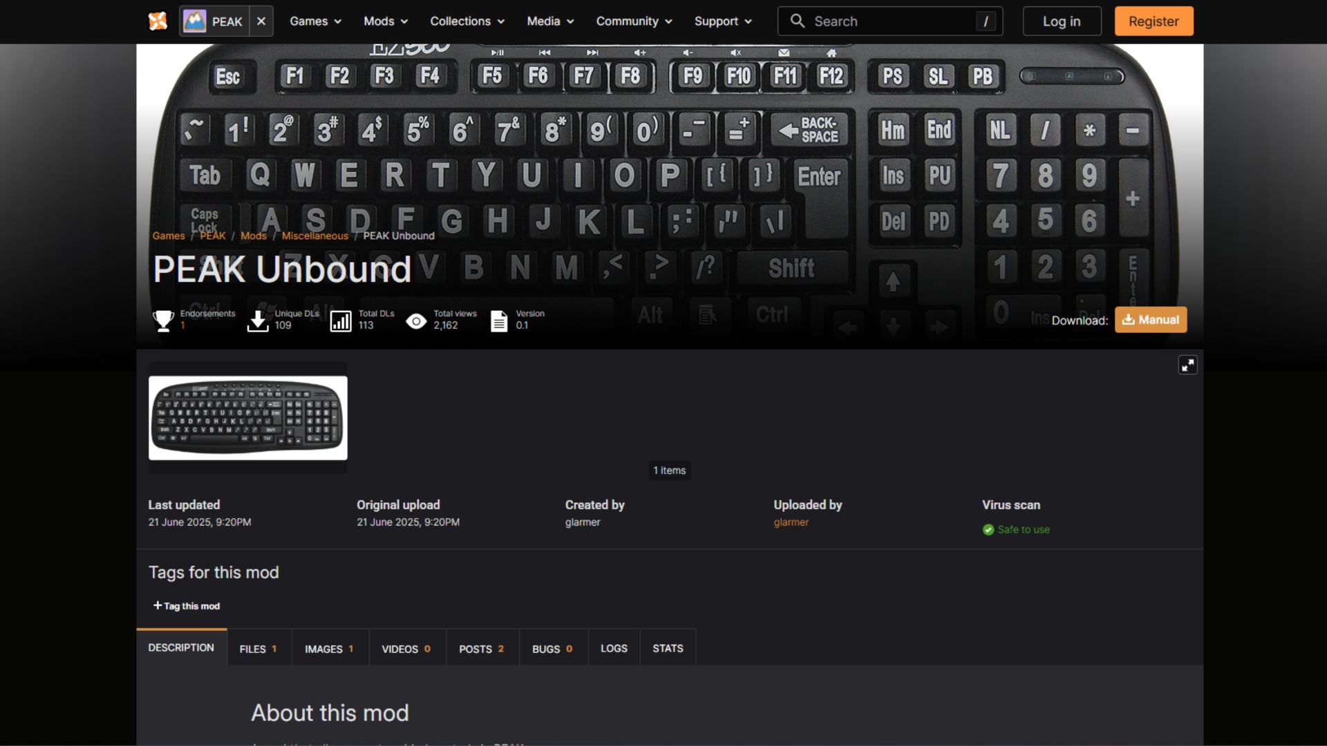 Download the mod from Nexus Mods (Image via Nexus Mods | Deltias Gaming)
