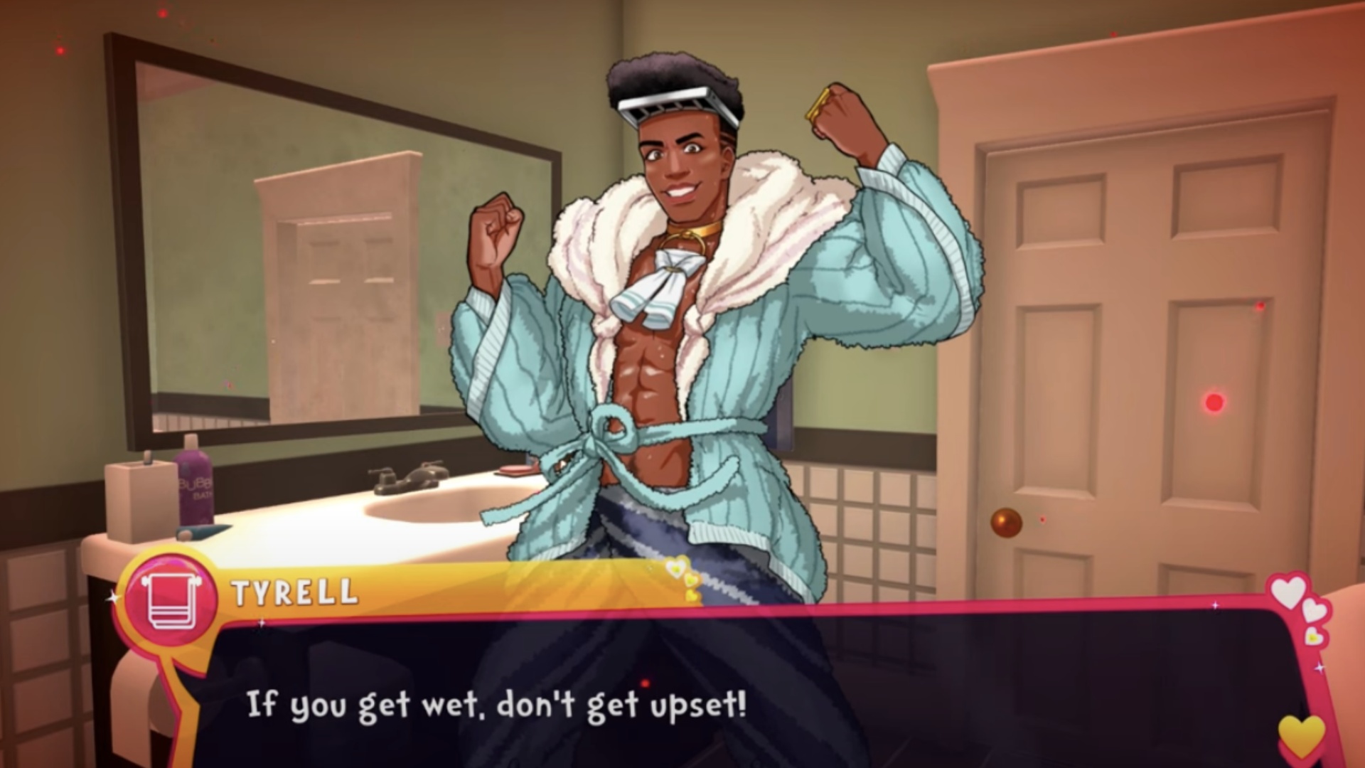 Tyrell is one of the Dateables in the game (Image via Team 17)