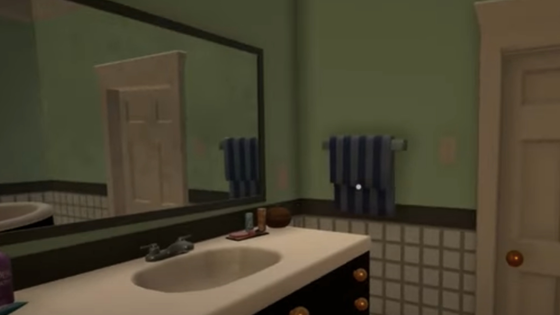 You will find the towel at the bathroom (Image via Team 17)