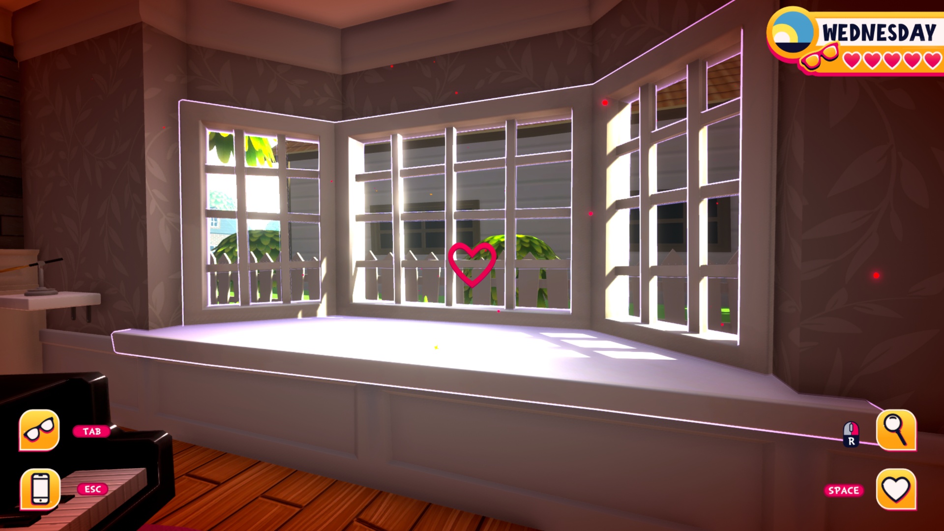 You can interact with any windows in the house (Image via Team17)
