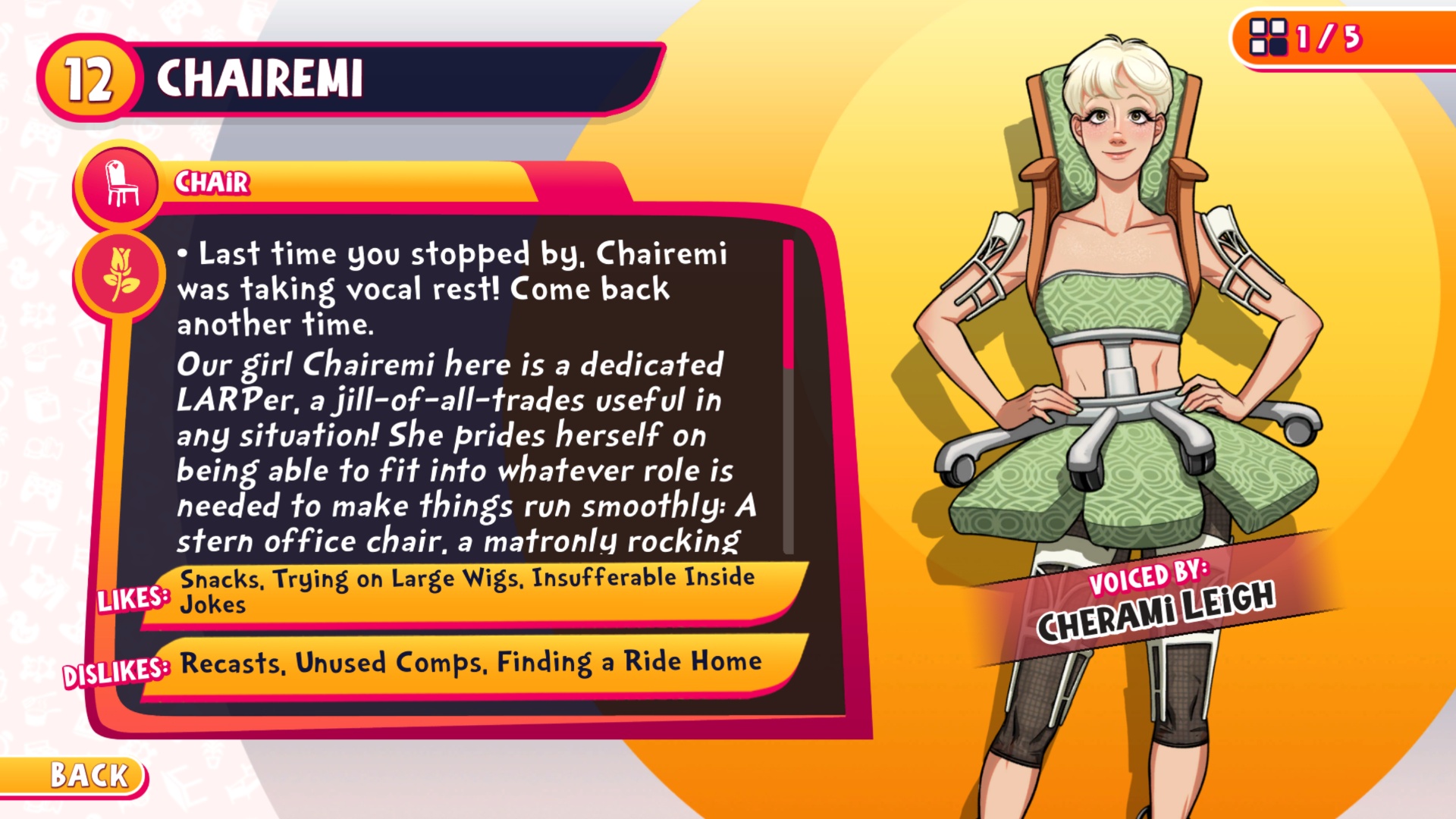 Chairemi loves to take part in plays (Image via Team17)
