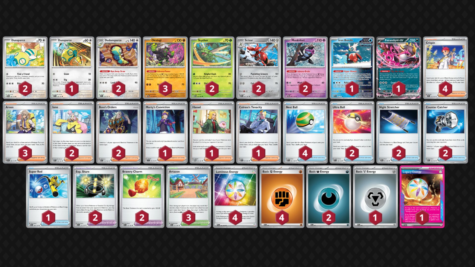 Okidogi decklist (Image via TPC)