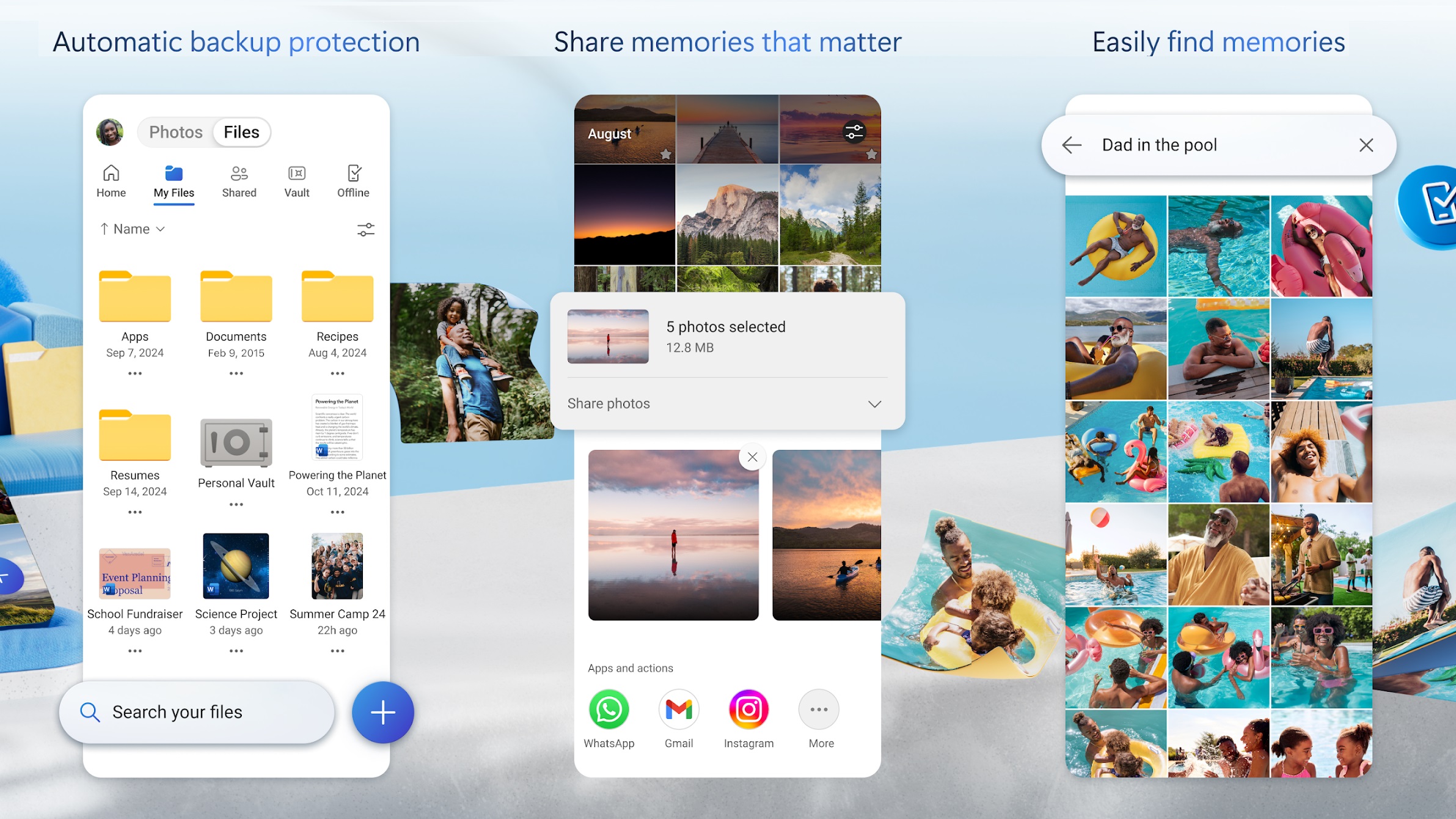 Picture of OneDrive cloud service