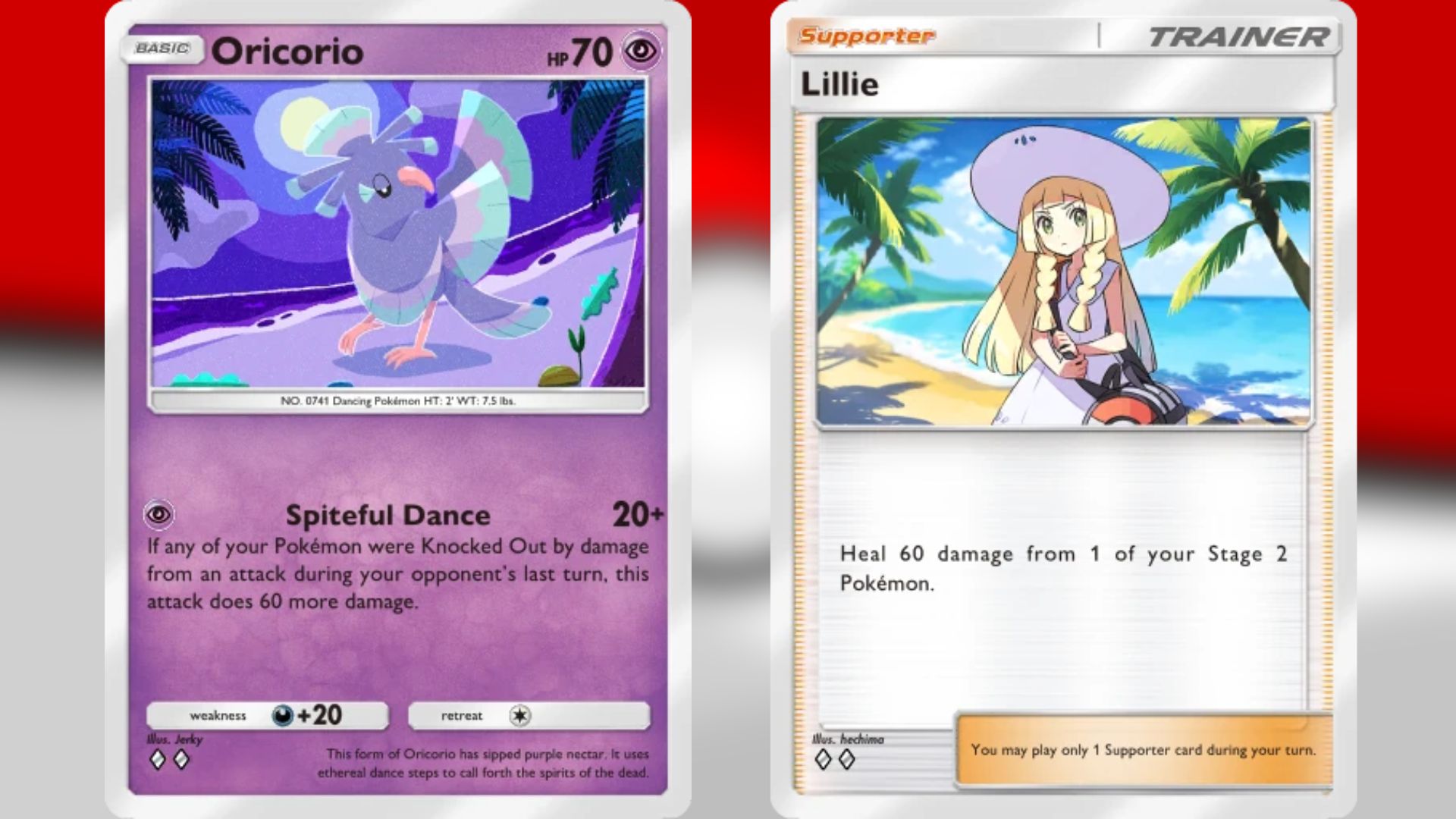 Oricorio and Lillie (Image via TPC)