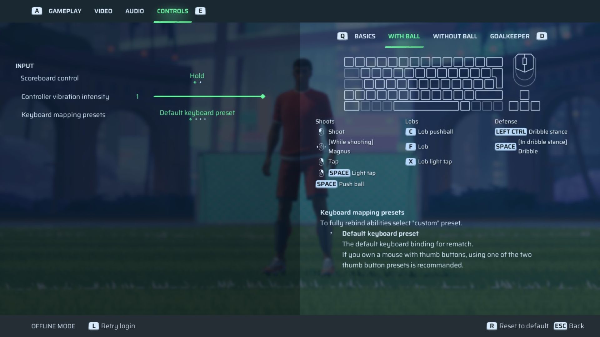 What you can do with the ball in PC (Image via Kepler Interactive)