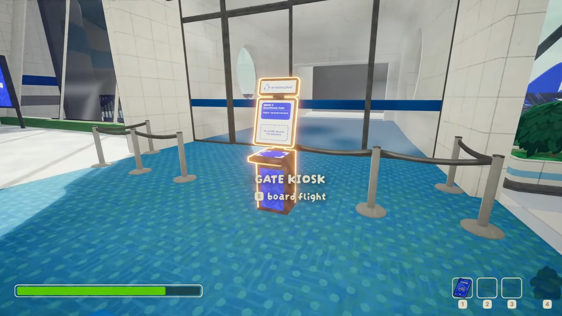 Use the Gate Kiosk to choose the difficulty (Image via Landfall | Aggro Crab)