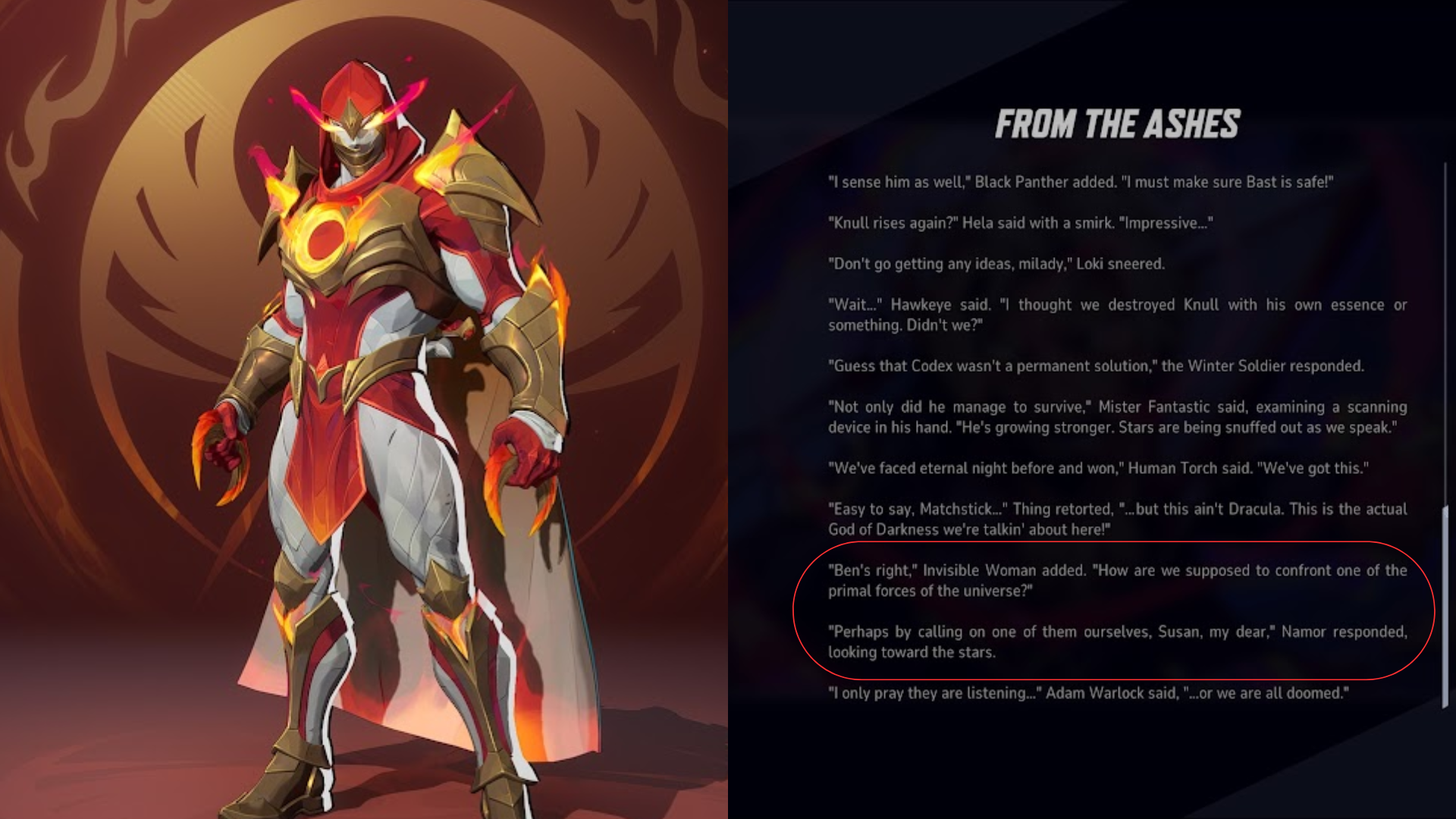Phoenix Force tease Marvel Rivals