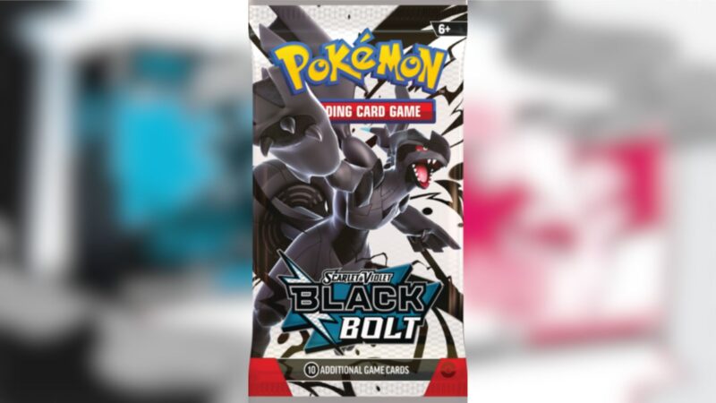 Pokemon TCG Black Bolt pack (Image via The Pokemon Company)