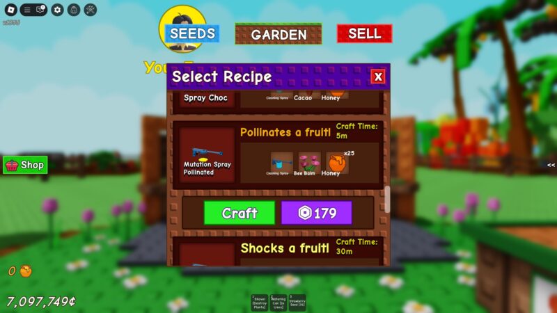 Pollinated Mutation Spray (Image via Roblox)