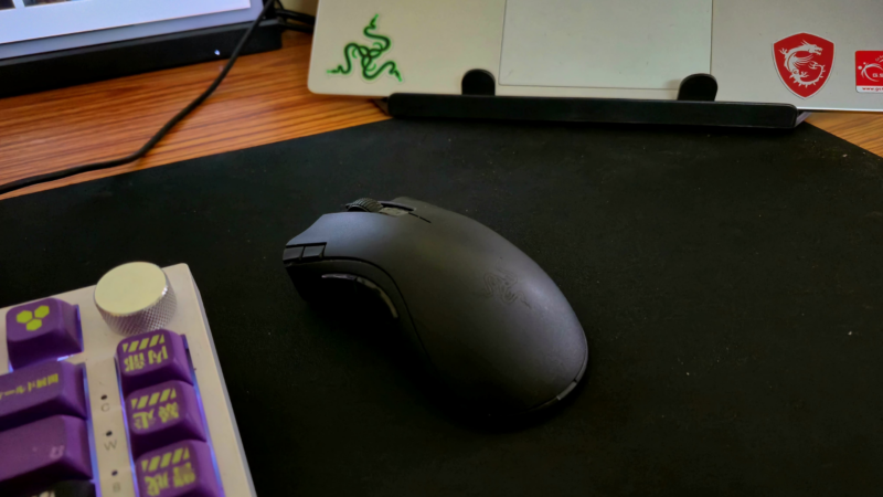 Image showing a Razer Deathadder V2X Hyperspeed mouse