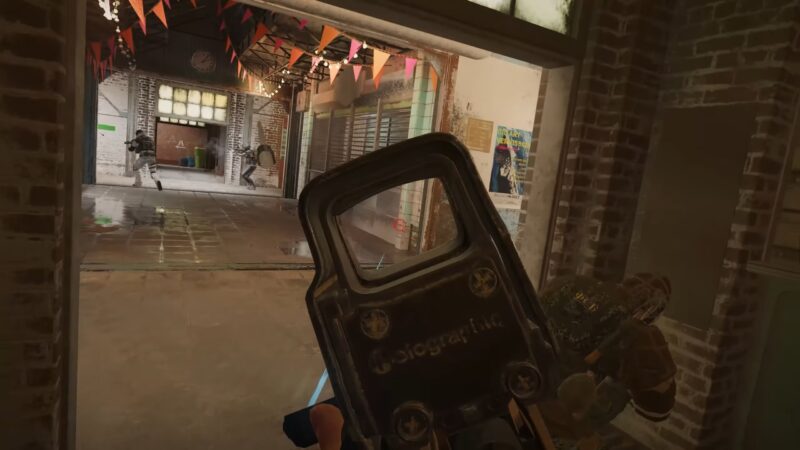 Picture of Leaning in the corners in Siege X
