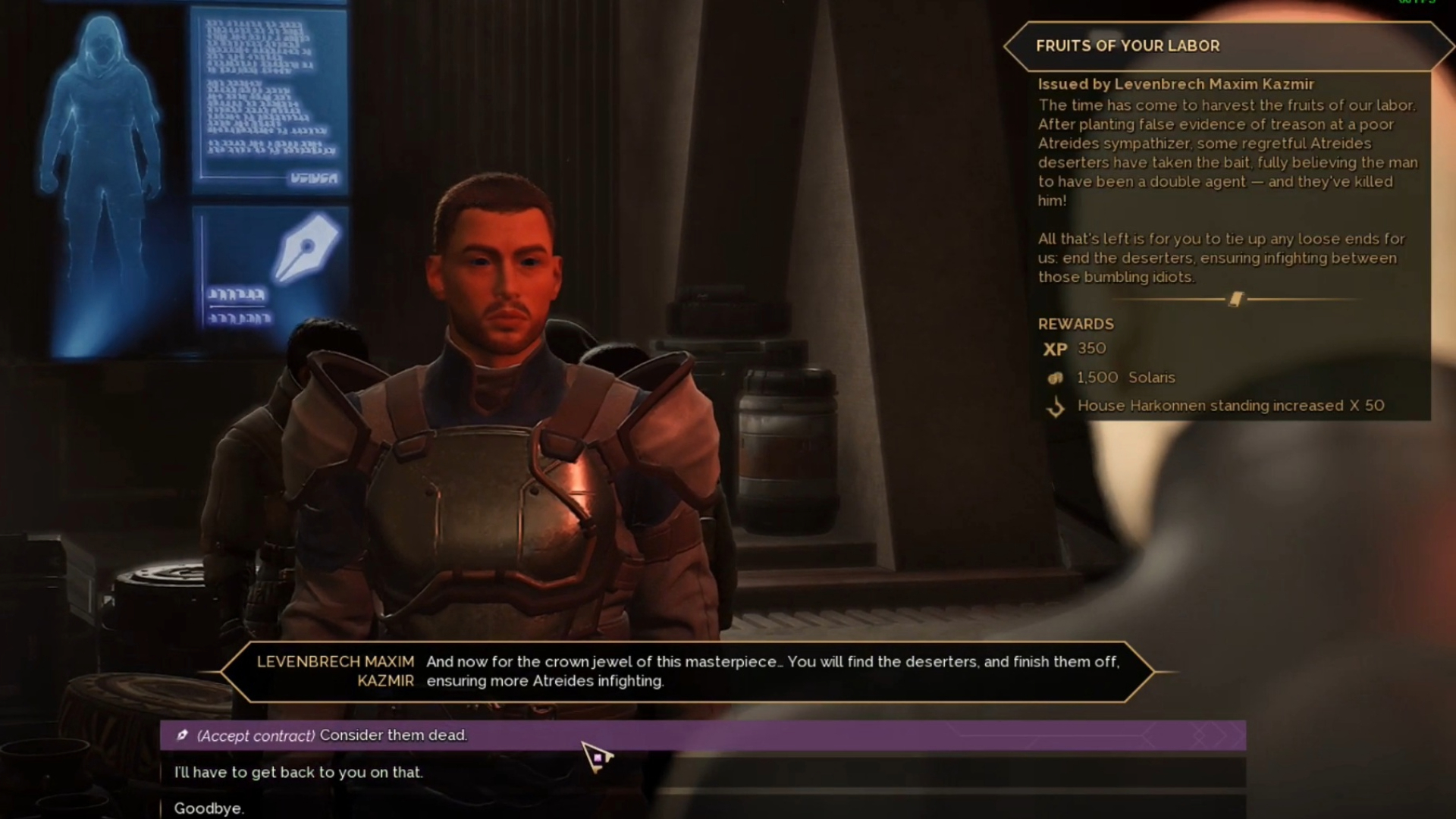 How To Start Fruits of Your Labor Contract in Dune Awakening