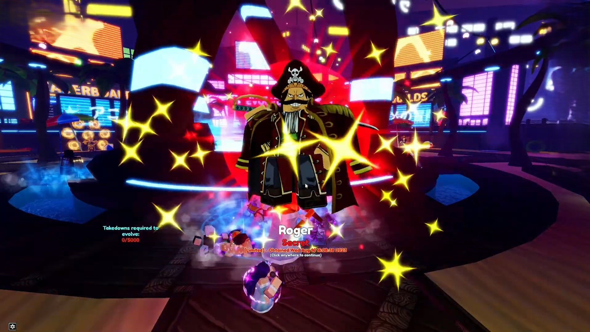 Roger in Anime Adventures (Image via Roblox)