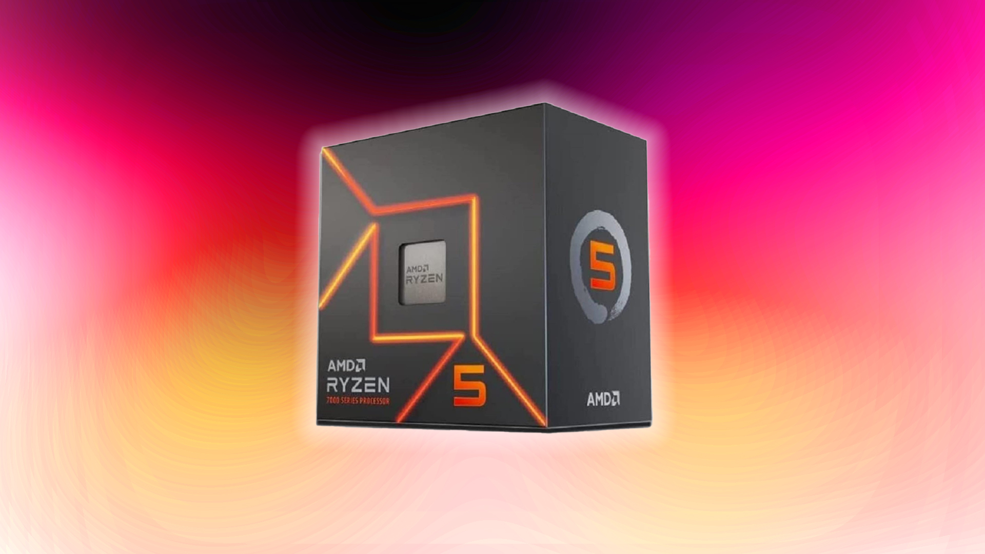 Image showing the AMD Ryzen 5 7600 CPU (Image via Amazon)