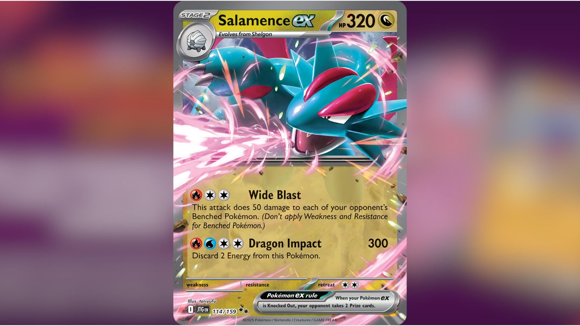 Salamence ex (Image via TPC)