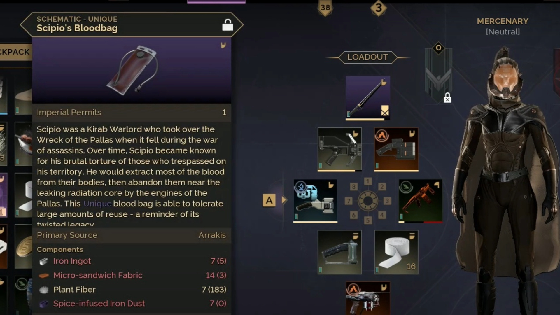 Scipio's Bloodbag schematic