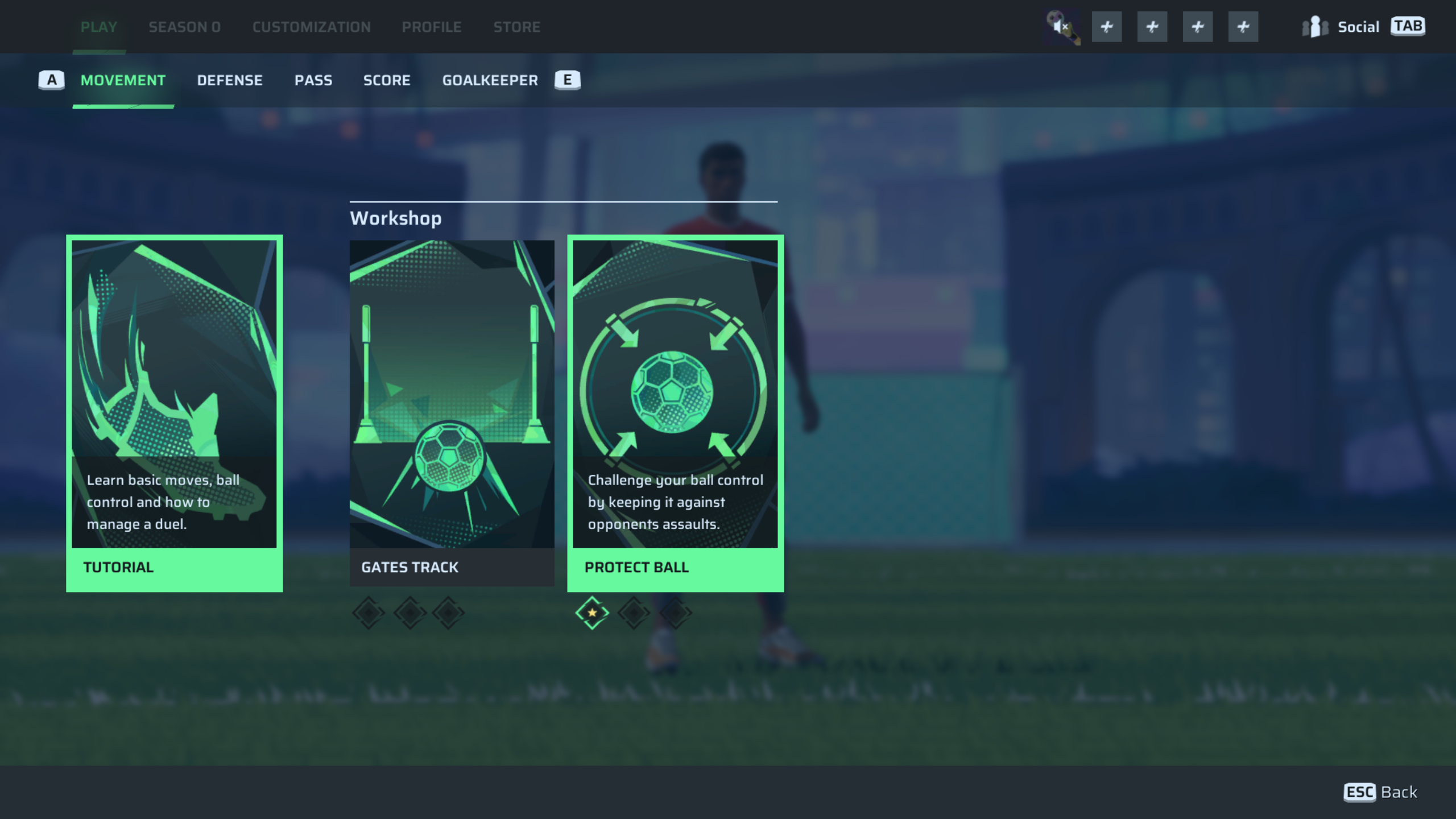 Practice Mode in Rematch