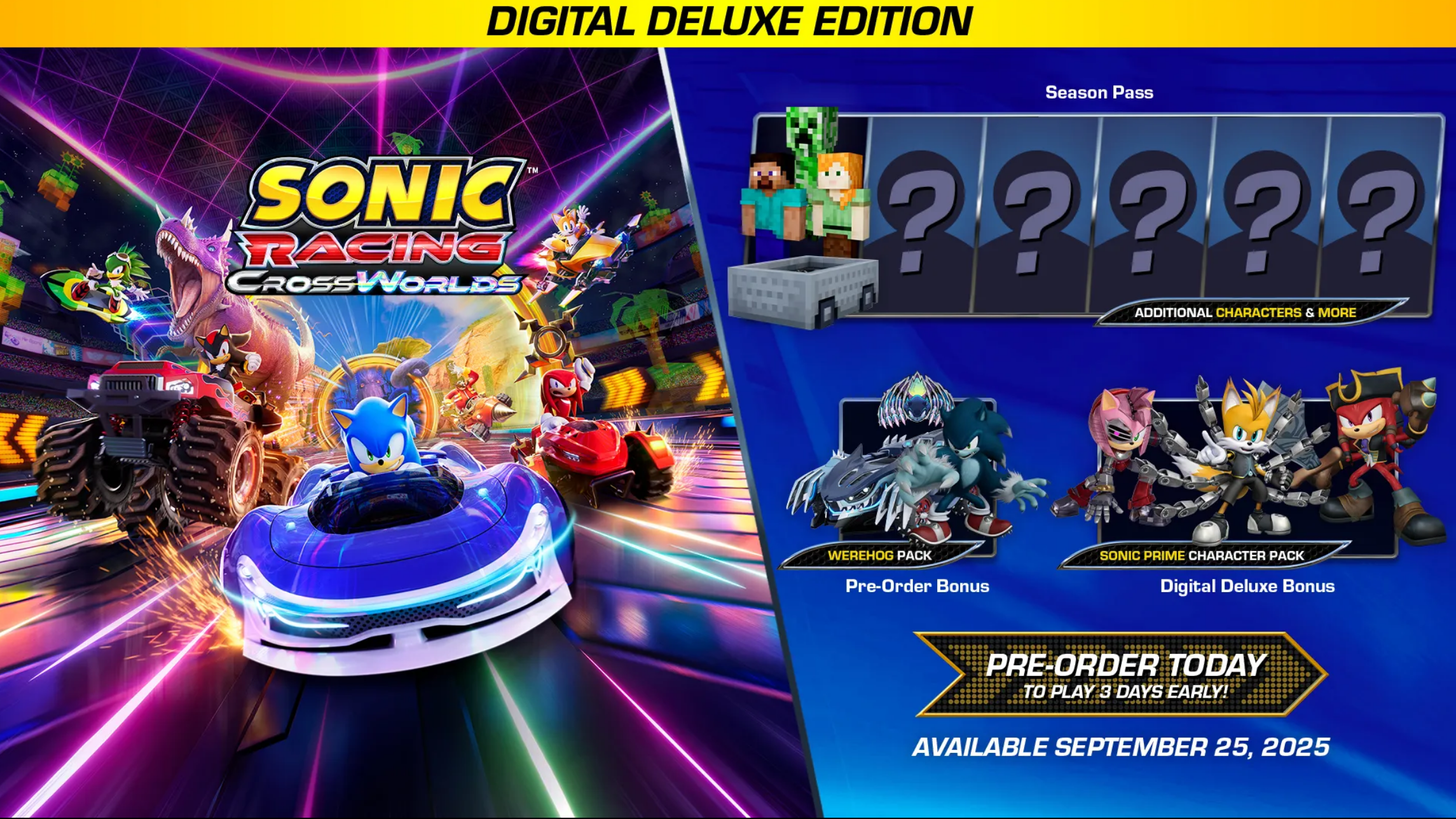 Sonic Racing: Crossworlds Digital Deluxe Edition