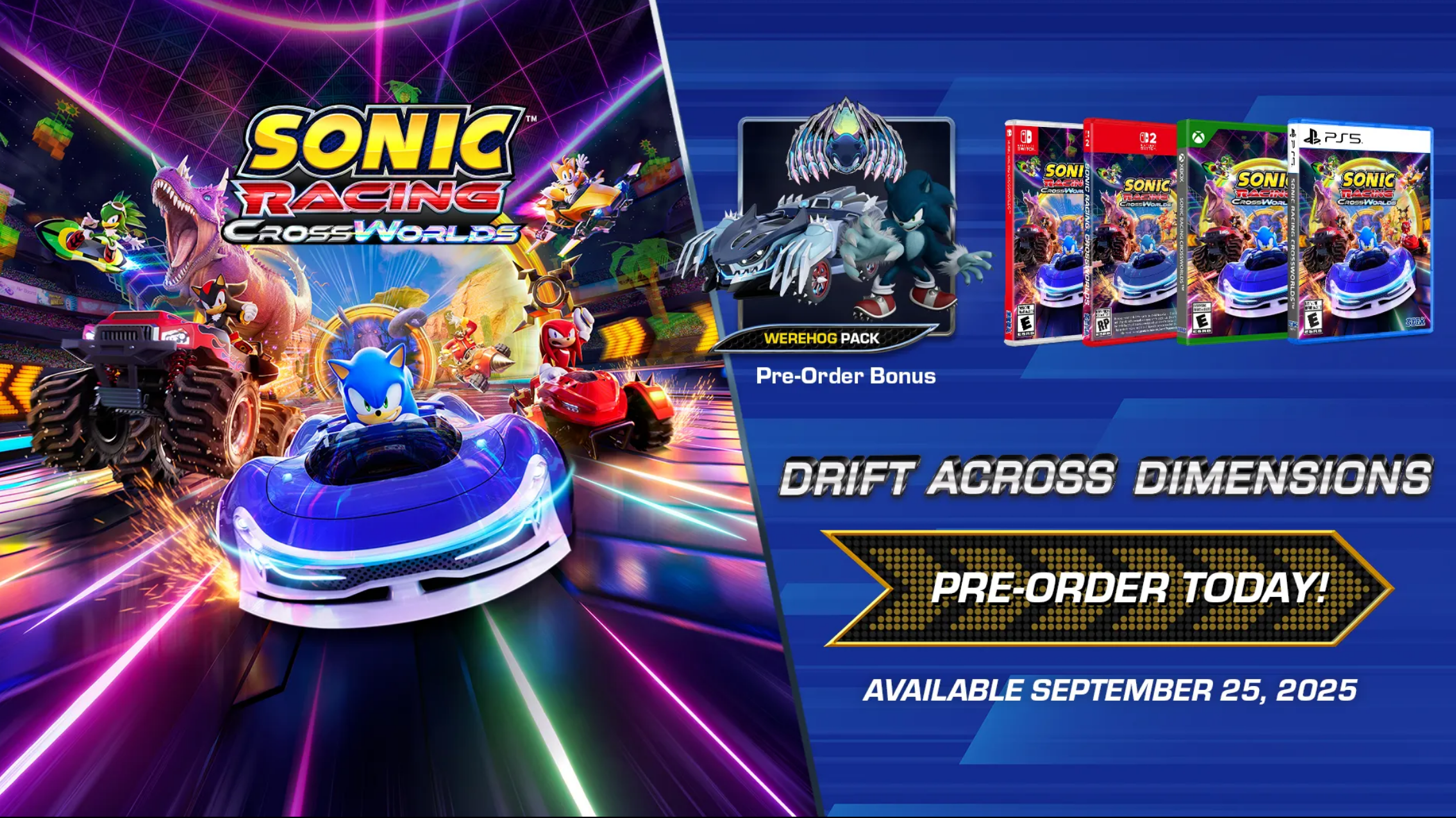 Sonic Racing: Crossworlds Standard Edition