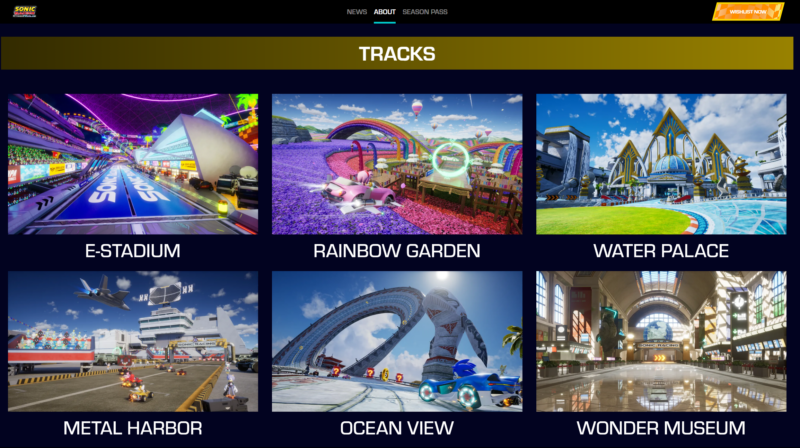 List of tracks #1