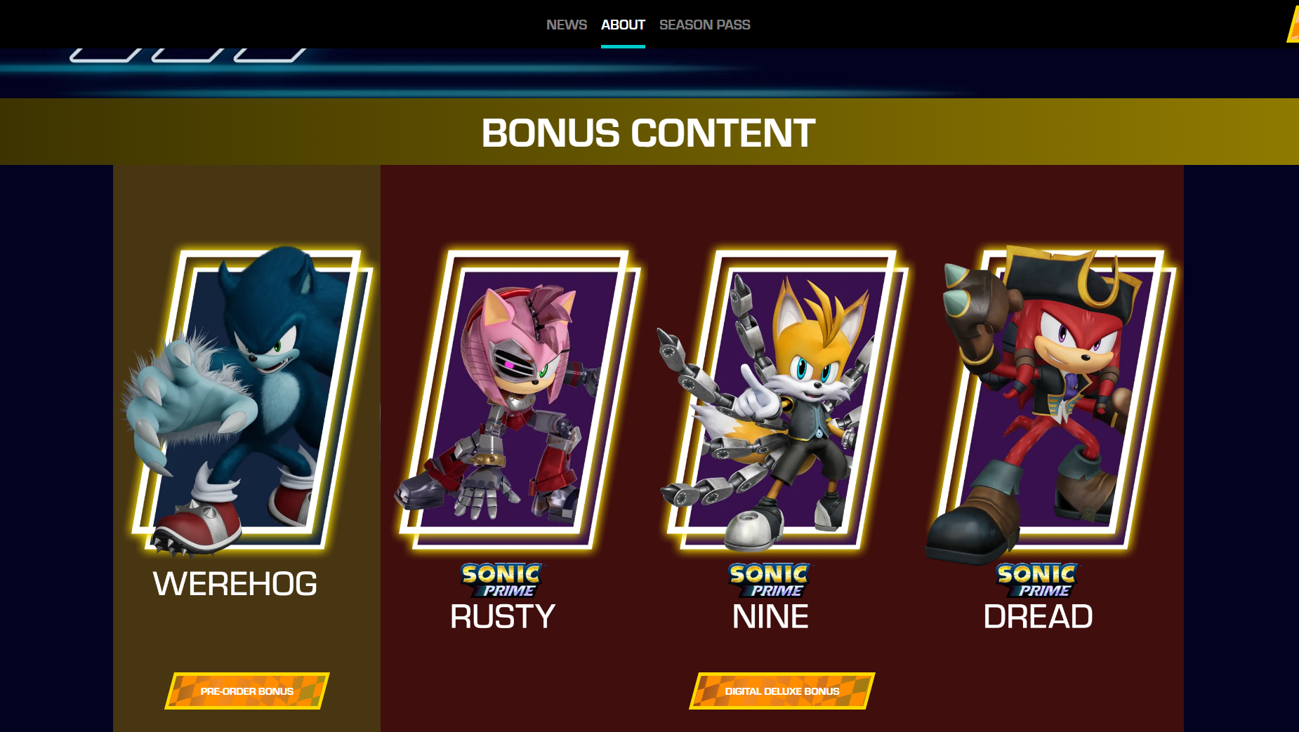 Bonus Characters