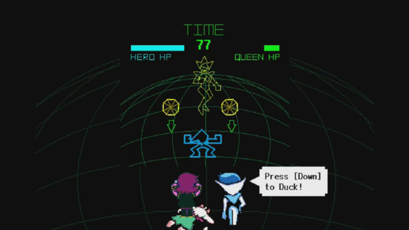 Arcade Queen Boss in Chapter 2, Deltarune