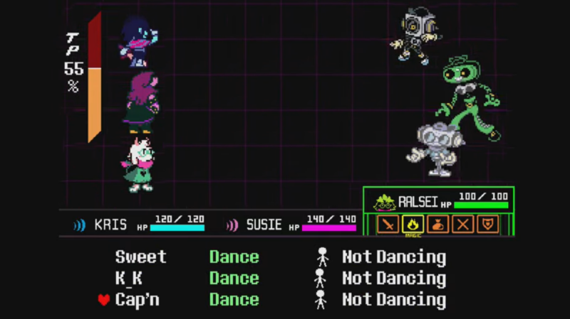 Sweet Cap'n Cakes Boss in Chapter 2, Deltarune