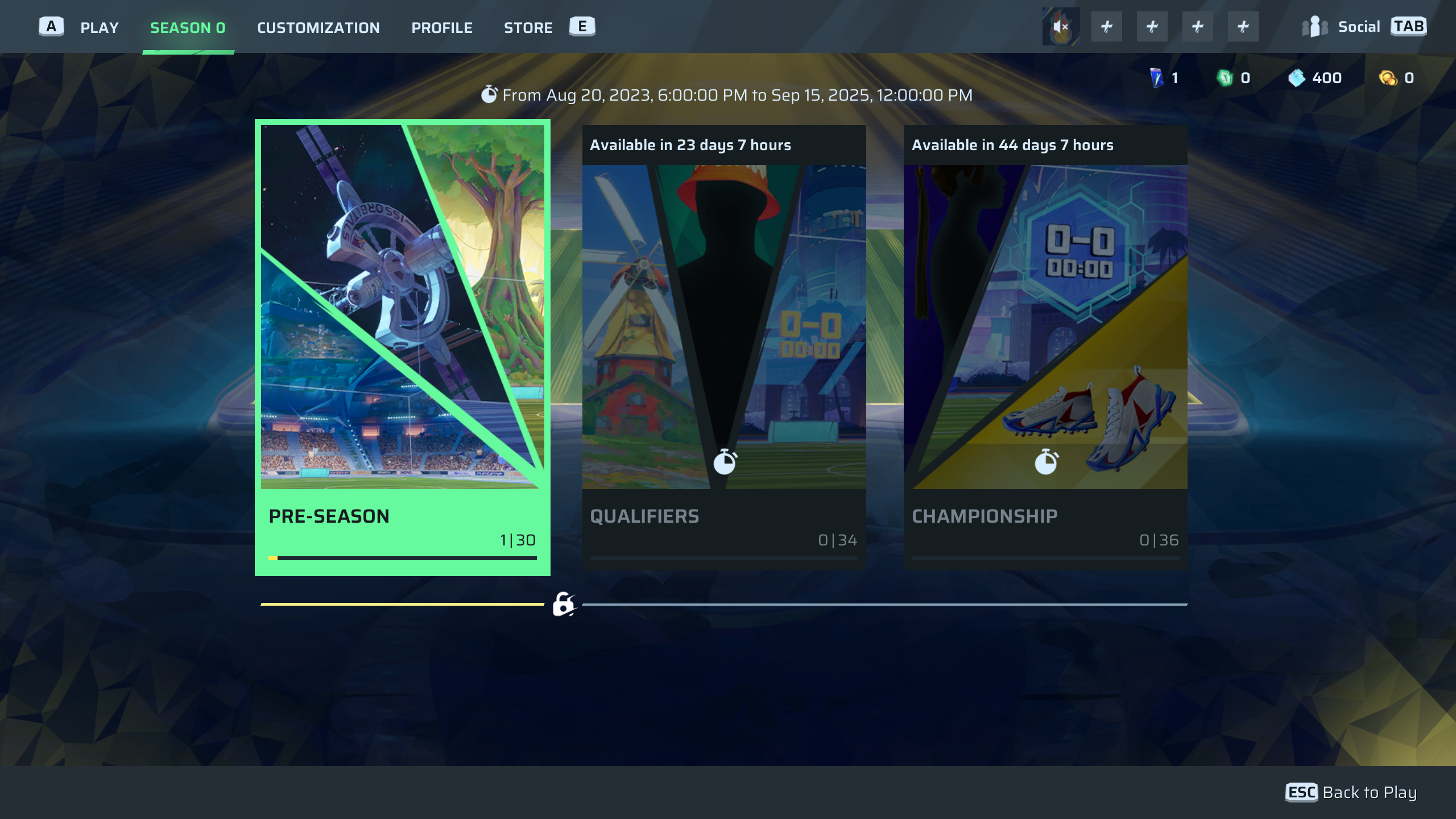 Pre-Season in Rematch