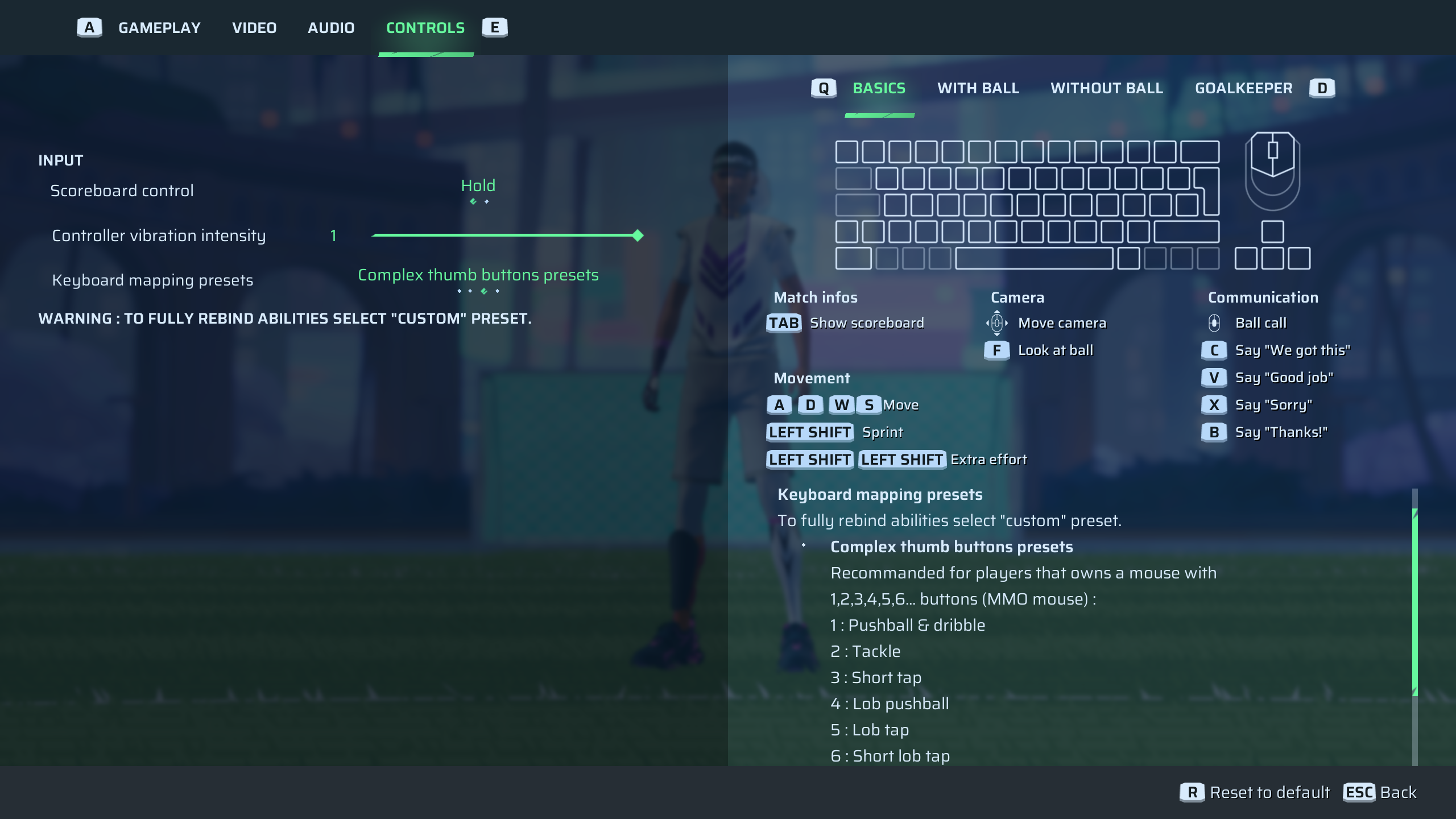 Complex Thumb Button Preset
