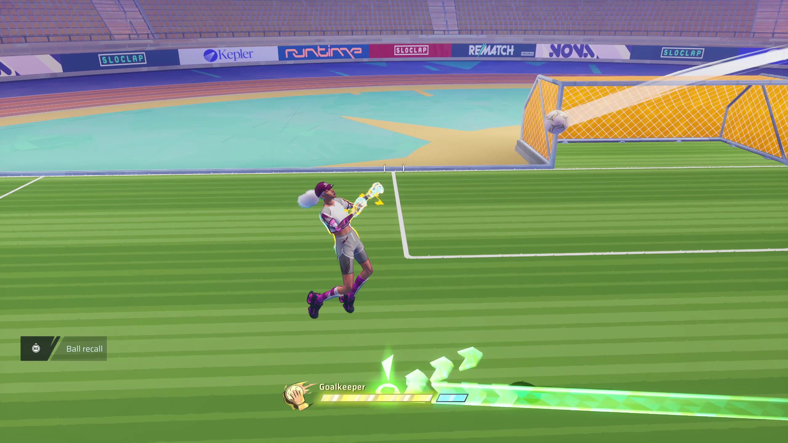 Bounce the ball on your head in Rematch (Image via Sloclap | Deltia's Gaming)