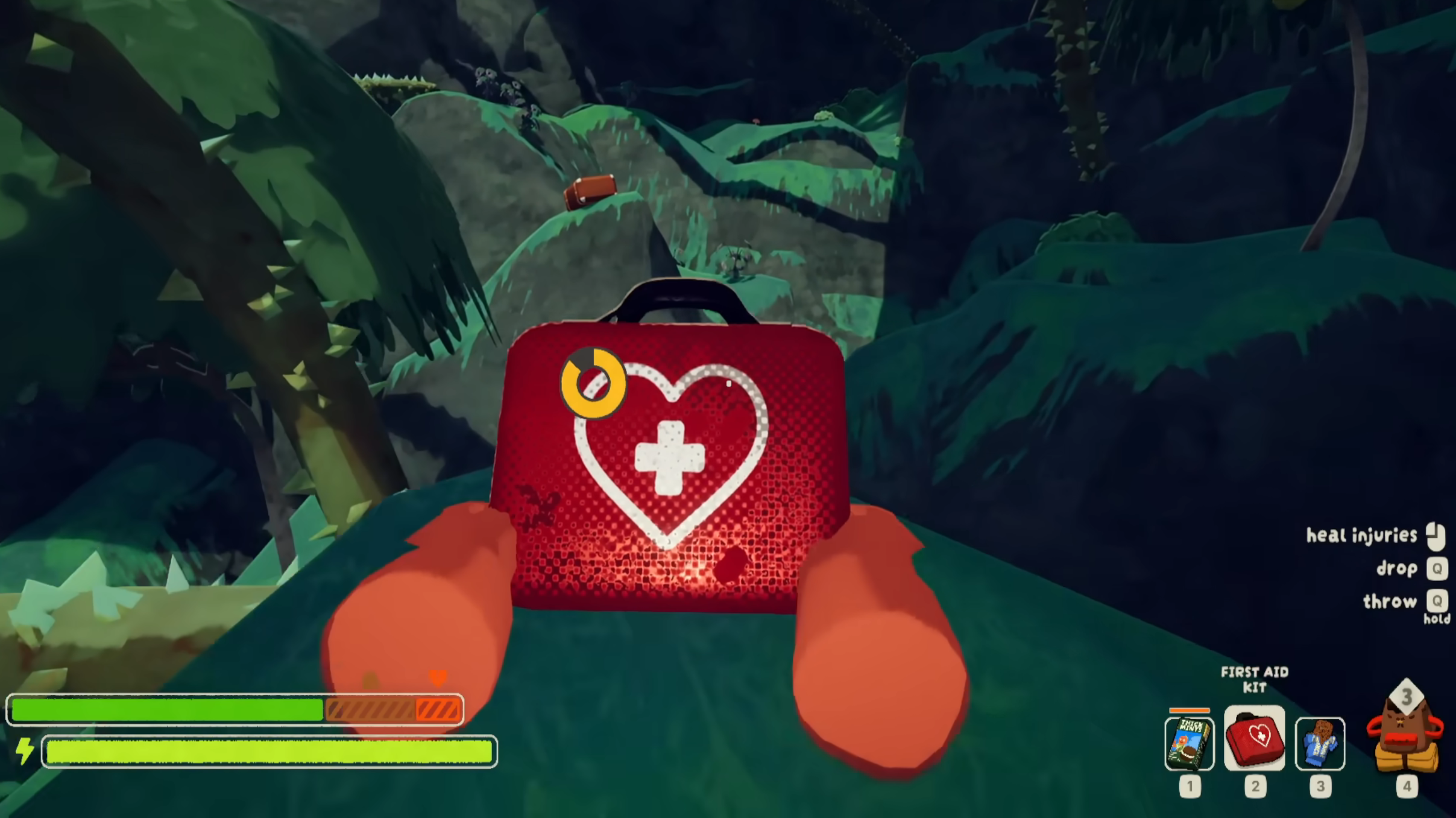 How to use First Aid Kit (Image via Landfall | Chikintao and Duck/YouTube)