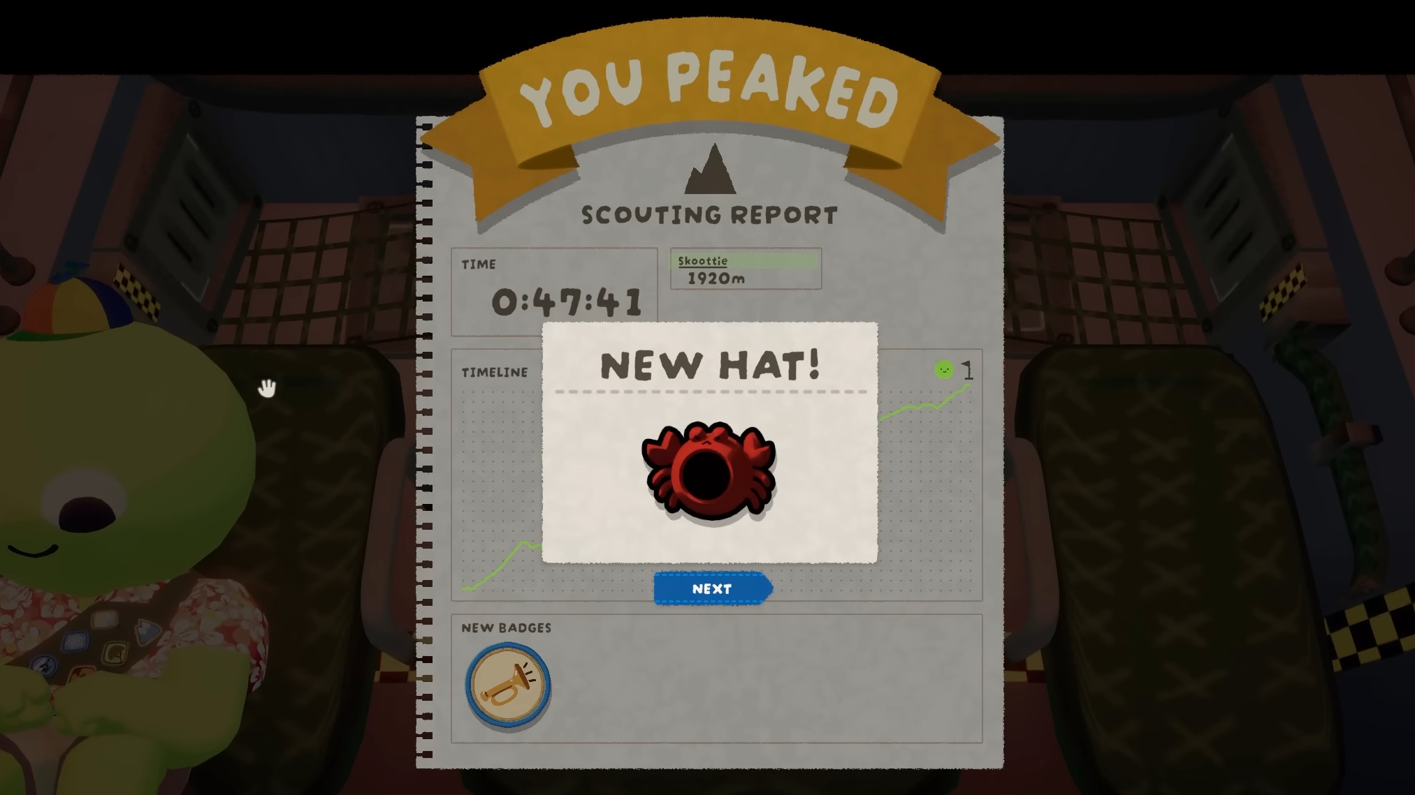 Unlock cosmetic rewards with badges (Image via Landfall Games | Skoottie/YouTube)