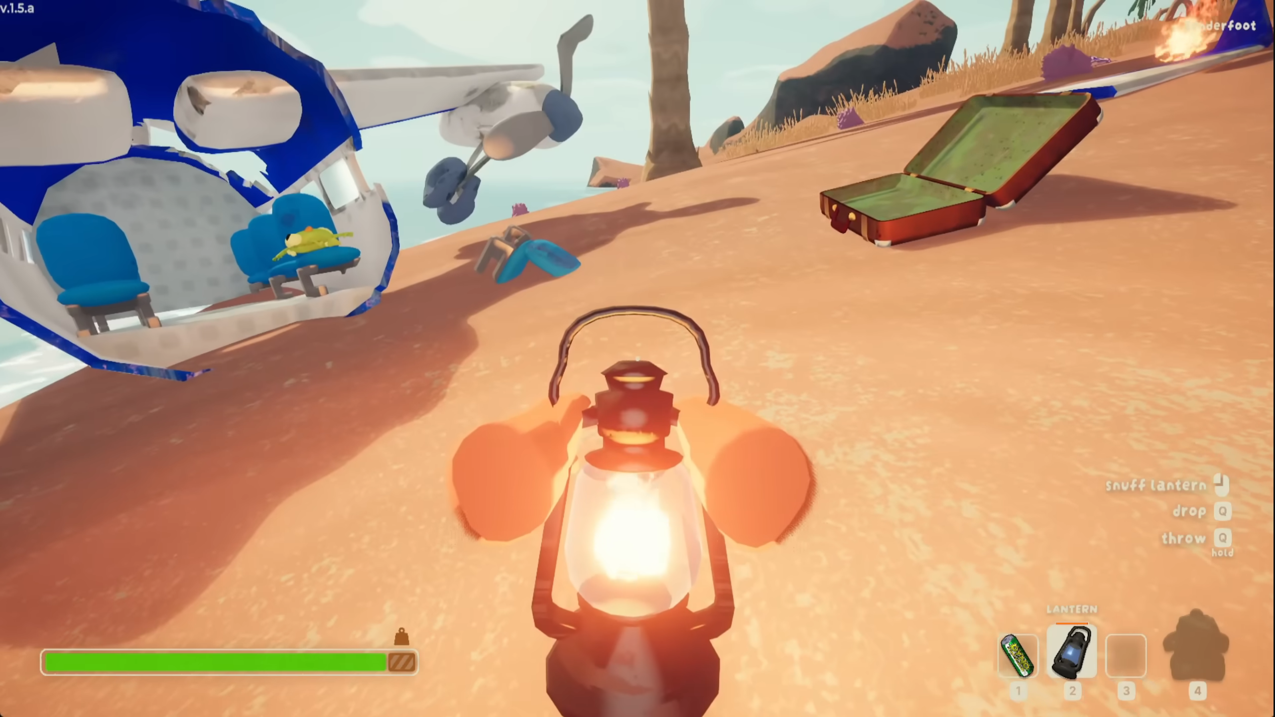 Use the Lantern to give you light (Image via Landfall Games)