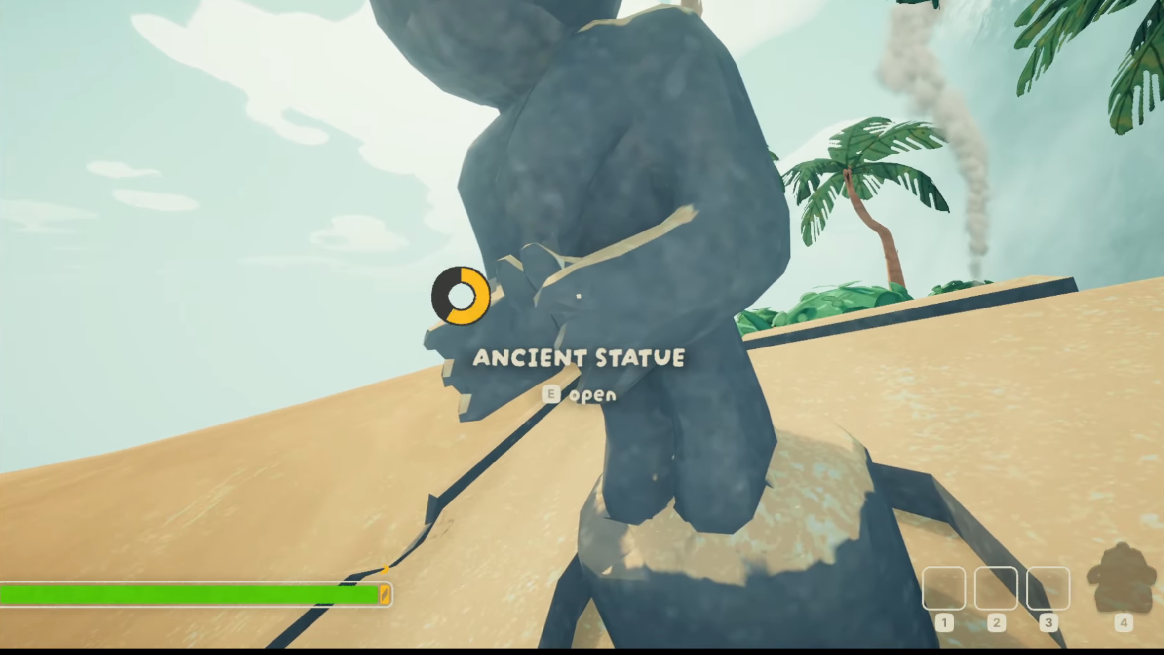Revive your teammate with the ancient statue (Image via Landfall Games | MonkeyKingHero/YouTube)