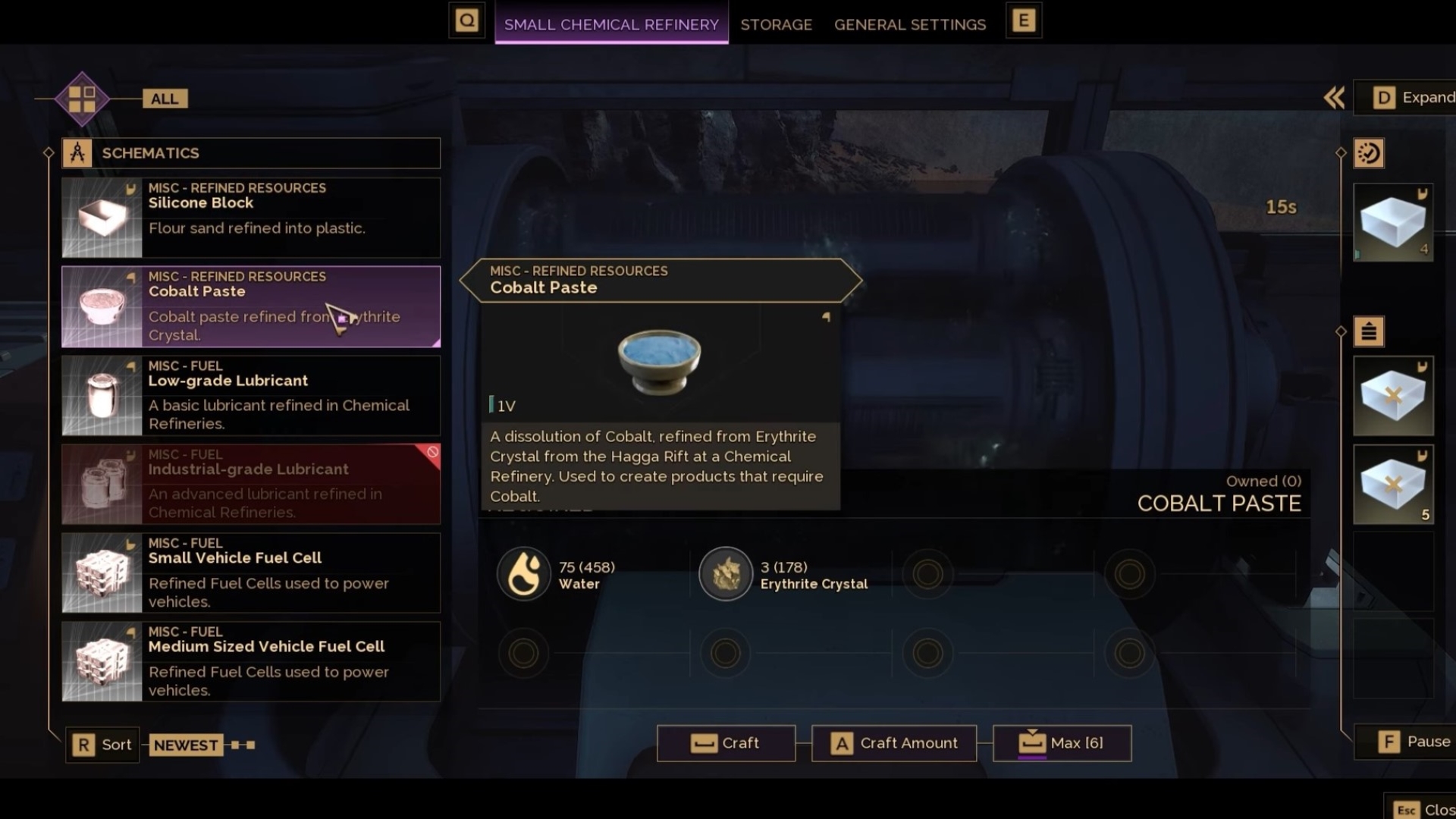 Cobalt paste in Dune Awakening (Source: Funcom | @HeRo2u2/YouTube)