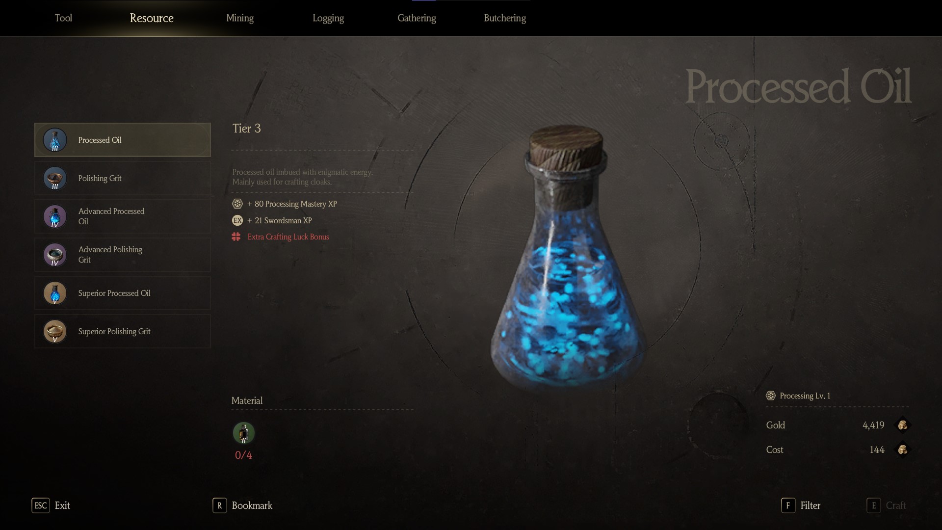 Materialize resources to fill your inventory (Source: Kakao Games)