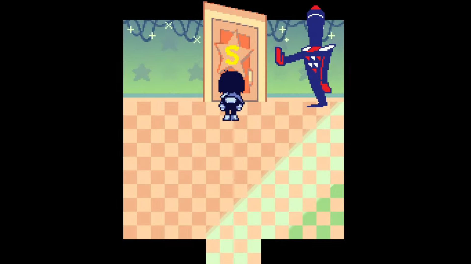 You need to access the S room to play the console (Image via Toby Fox)