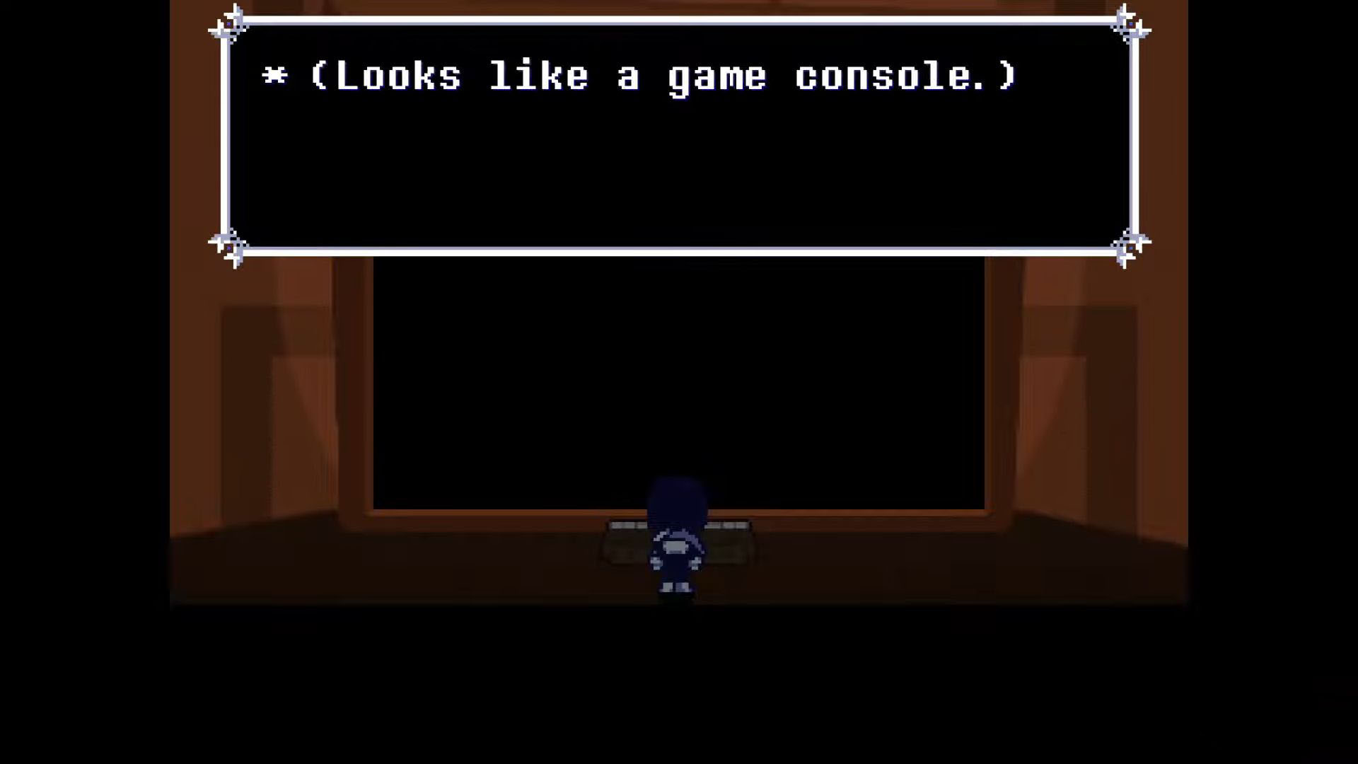 Start the game console and play the mini-game (Image via Toby Fox)