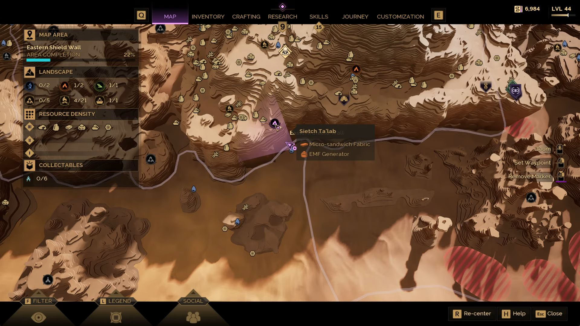 Dune awakening map