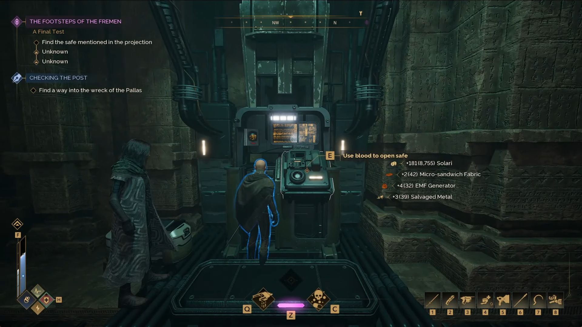 the console in Sietch Ta'lab