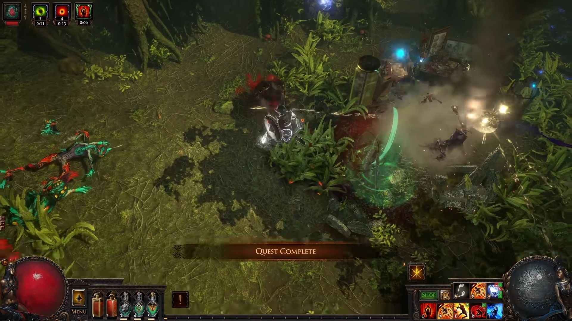 SS of Path of Exile gameplay