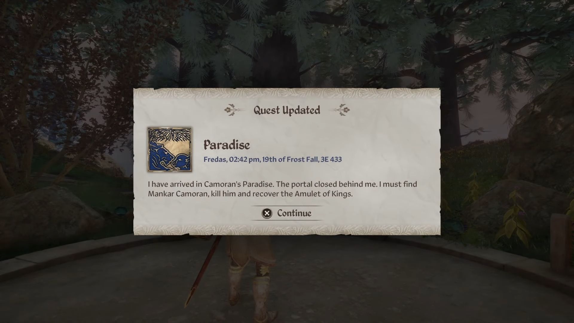 Paradise Quest in Oblivion Remastered