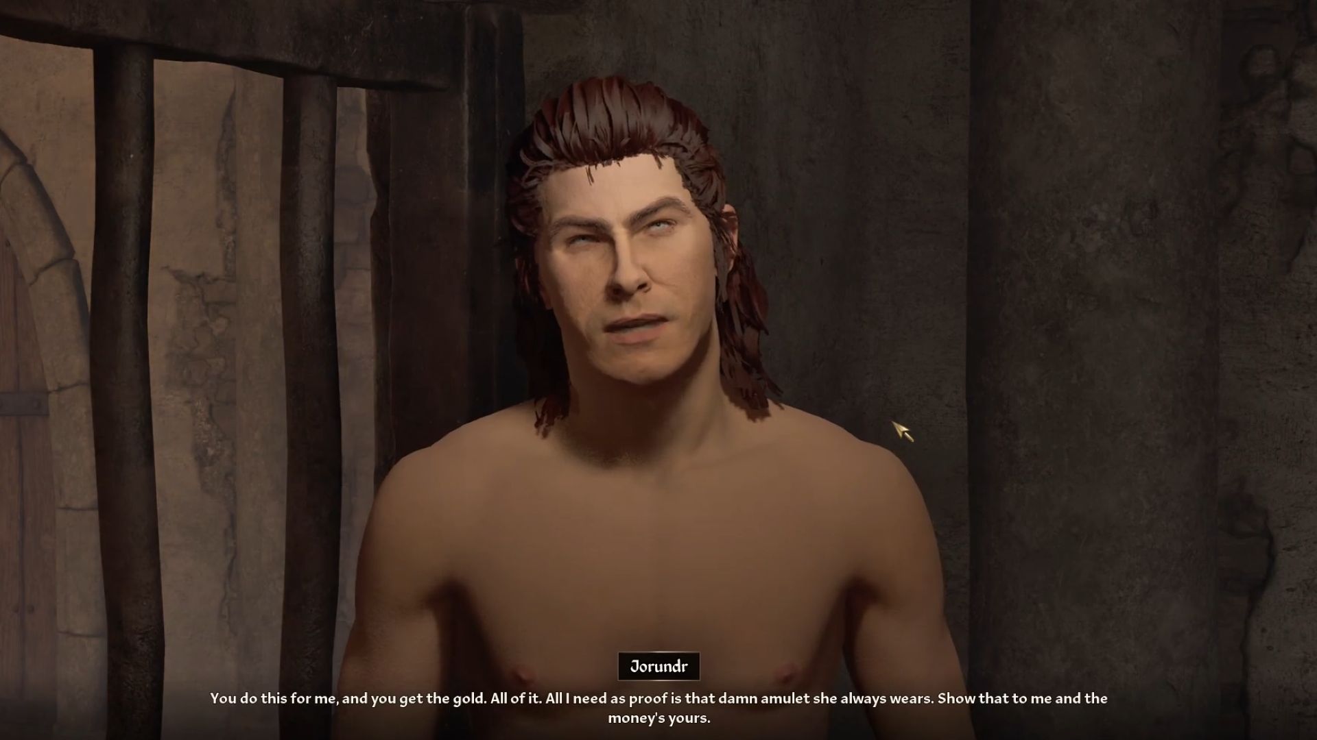 Speak to Jorundr about the hidden stash