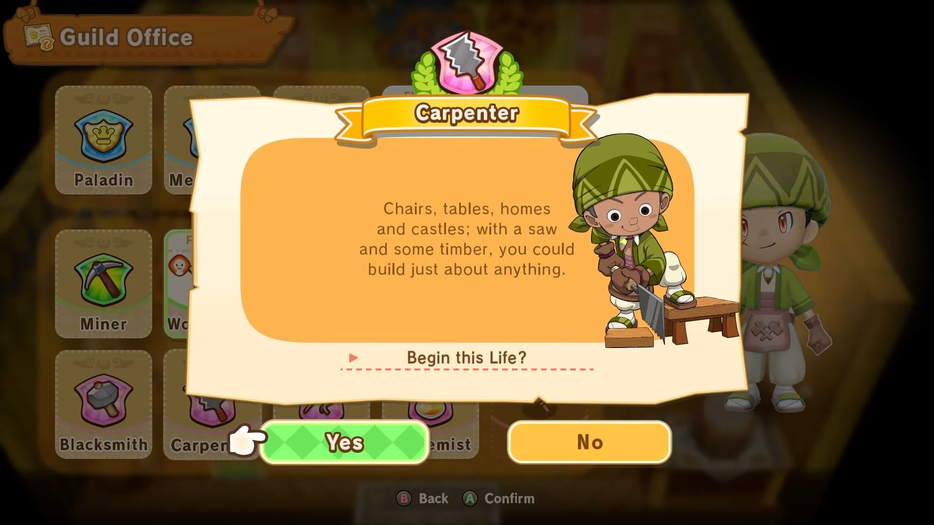All Carpenter Life Challenges in Fantasy Life i: The Girl Who Steals Time